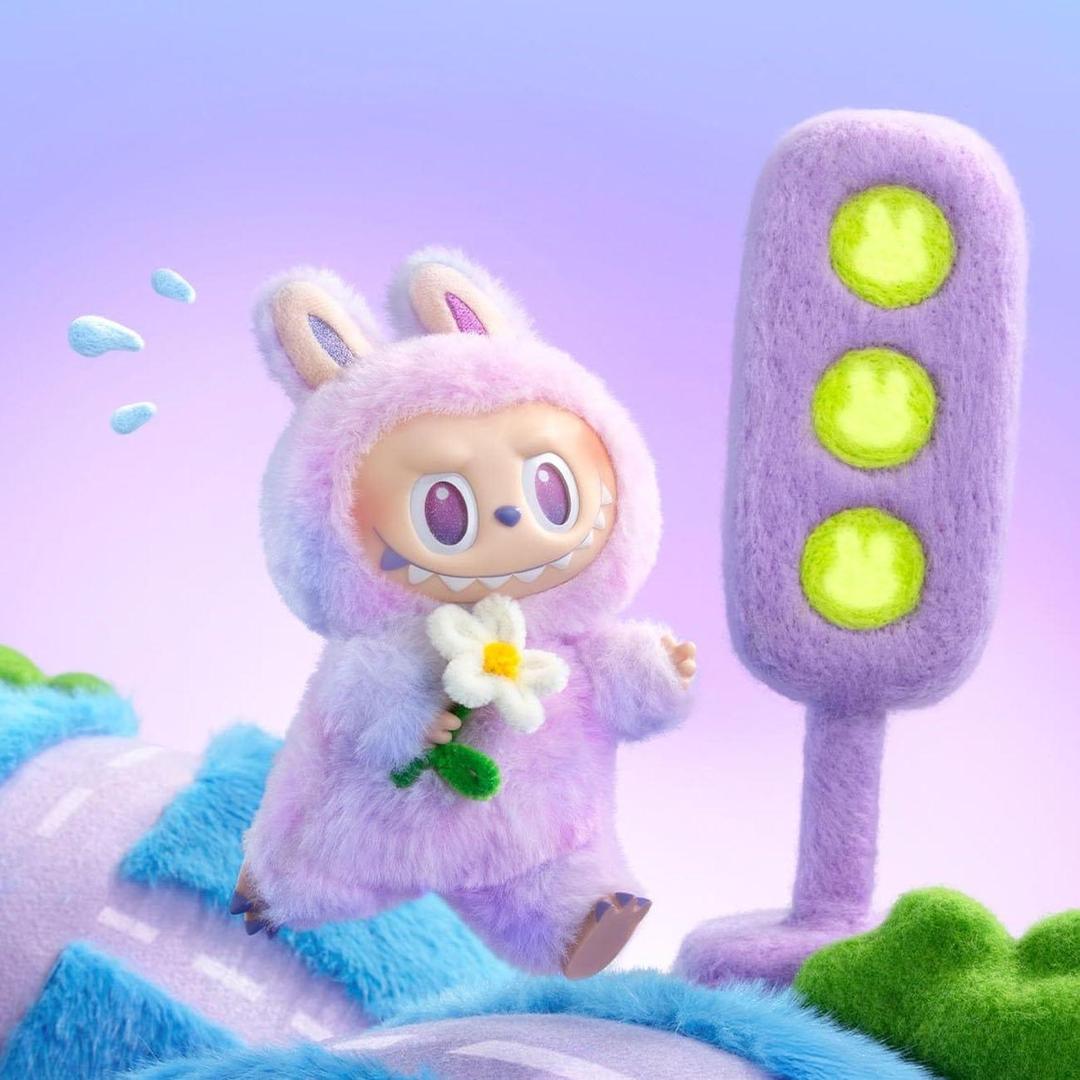 Colorful Girl's Labubu Doll - 1 Pc Fun & Adventure