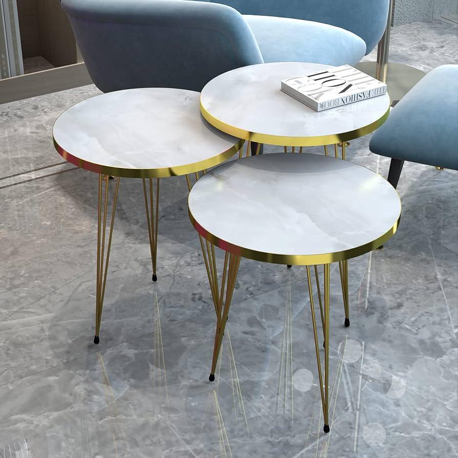 3 Pcs Coffee Table Set