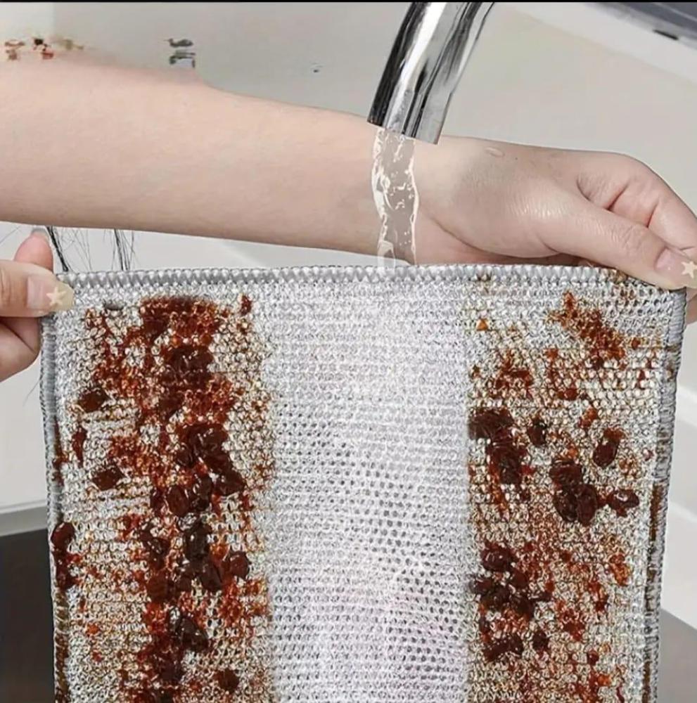 5 Pcs Durable And Washable Material Cleaning Cloth